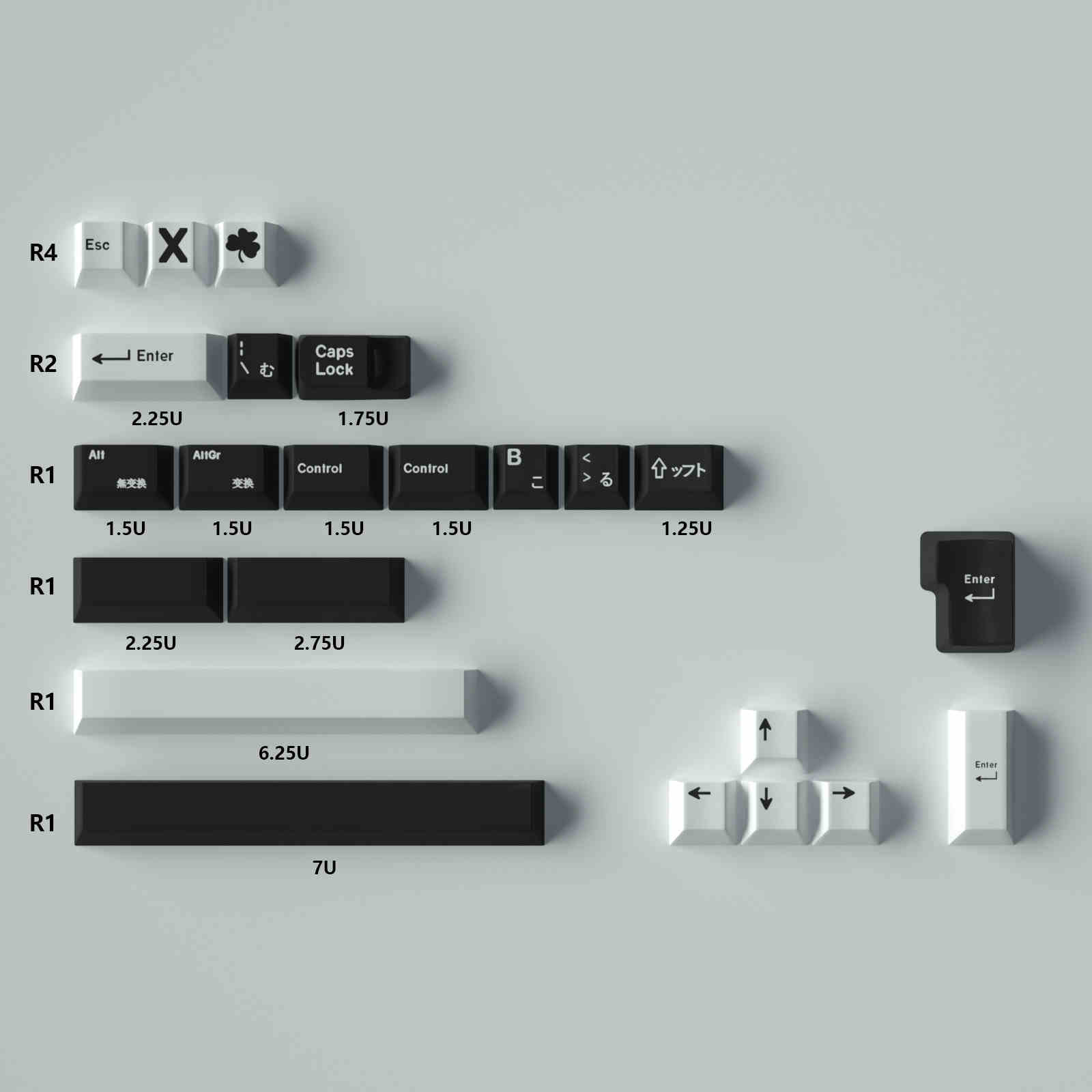 GMK WOB Red Cyrillic PBT 129 Keys DYE Sublimation Cherry Profile Keycaps Japanese Personality Keycaps For Mechanical Keyboard: Khaki