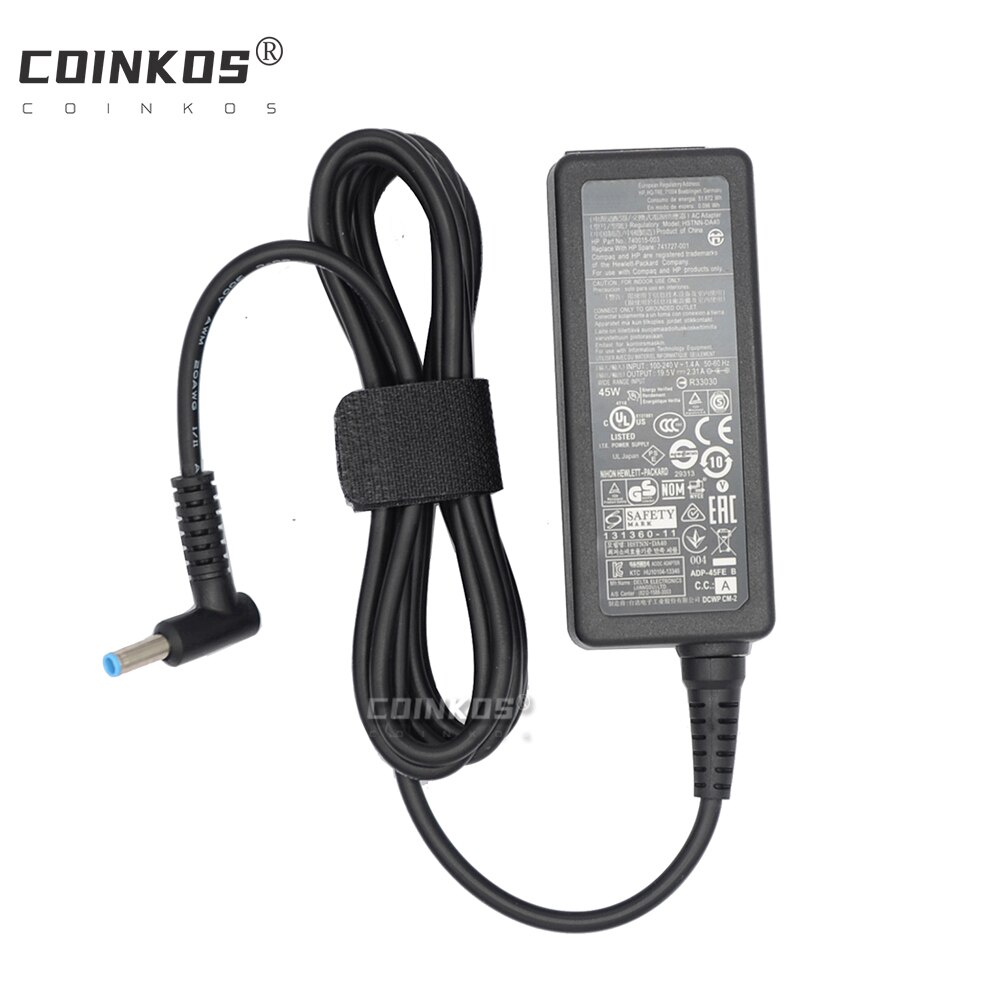 Ac Laptop Adapter 45W Voeding Batterij Oplader Voor Hp 13-w023dx TPN-CA04 853490-002 854116-850 741427-001 15-g013dx