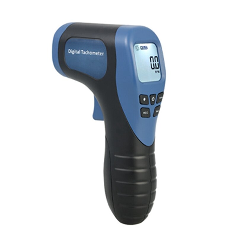 TL-900 Tachometer Digital Tachometer Non-Contact Measuring Range:2.5-99999RPM LCD Motor Wheel Lathe Speed Meter: Pink