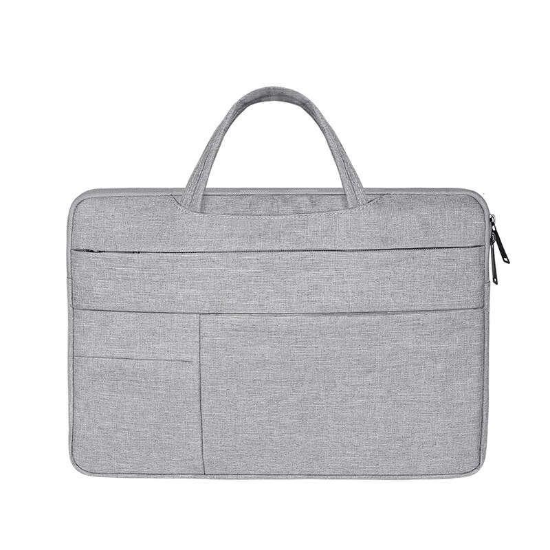 Urgrico Laptop Bag Sleeve For Macbook Air Pro Retina 13 14 15.6 inch Laptop Case PC Tablet Case Cover for HP Dell notebook Bag: Grey / 15.6 inch