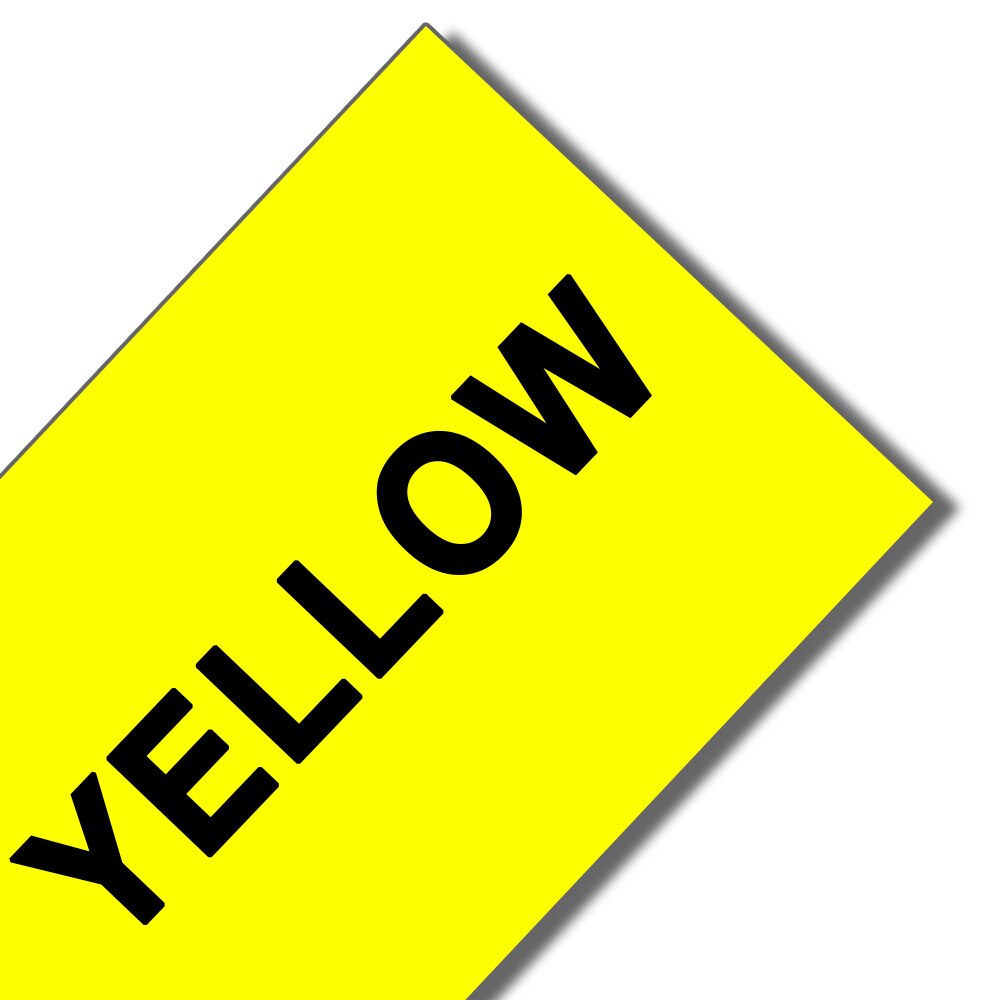 1PC 18488 18490 18489 18491 Kompatibel für DYMO Nashorn Industrielle flexibel Nylon Etikett Bänder für DYMO Nashorn 5200 Etikett Hersteller 12mm: schwarz on gelb / 12mm