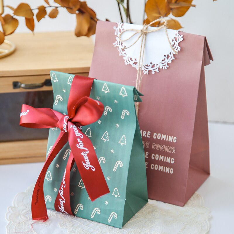 4pcs/pack 27cm bag paper bag kraft paper letter storage bag birthday wedding party packaging bag
