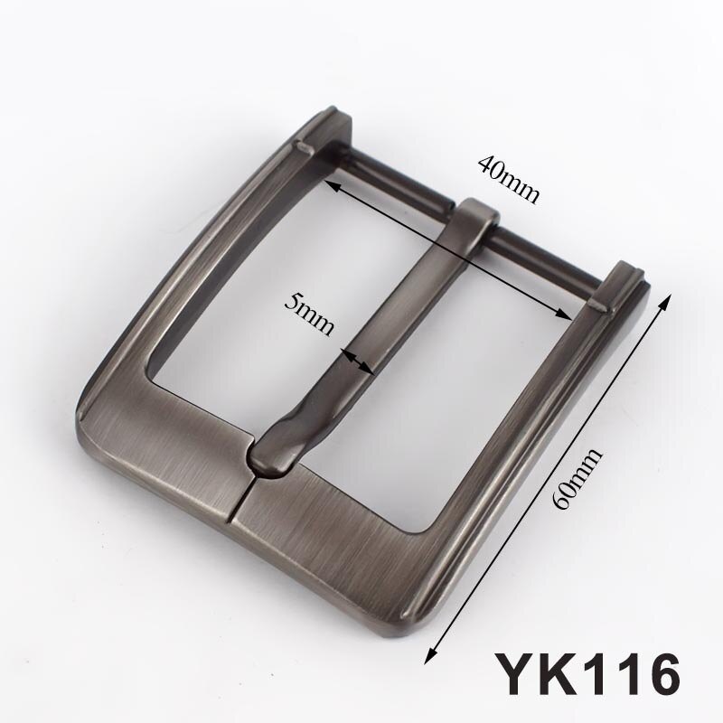 Meetee-hebillas de cinturón con pasador de Metal para hombre y mujer, hebillas de cinturón de 35/40mm, para manualidades de cuero, accesorios de decoración para Vaqueros, 1/2/5 Uds.: 5Pcs / YK116