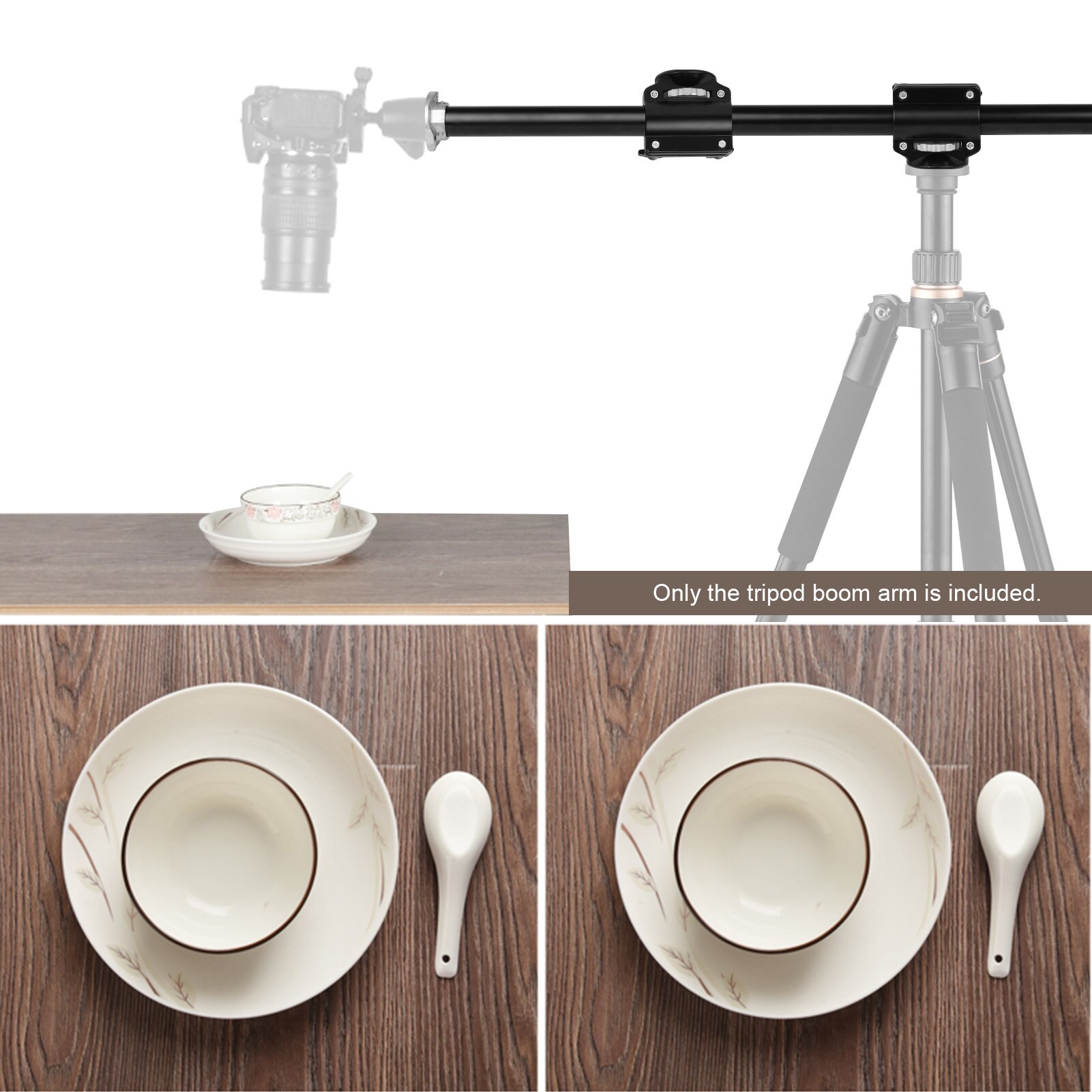 110cm Bracket Tripod Boom Horizontal Photography Extension Bar Mount with 3/8 Inch Screws camera accessories