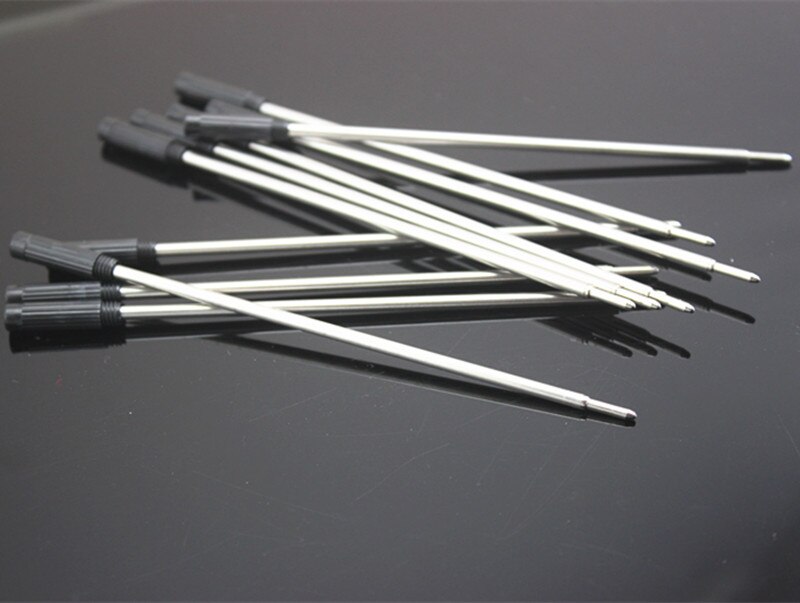 10Pc/Lot Crystal pen refills Length 11.6cm Office & School Supplies Pens, Pencils & Writing Supplies metal Ballpoint Pen Refill