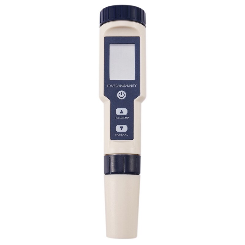 UIUZMAR pH EC TDS Messgerät für Hydrokultur, 7 in 1 pH EC PPM 500 PPM