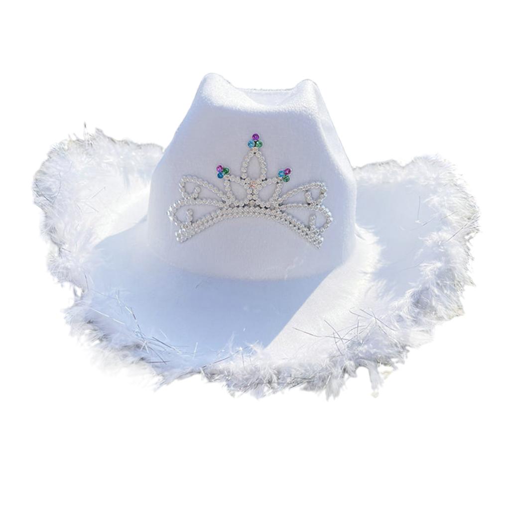 Women Mens Western Cowboy Riding Hat Belt Wide Brim Cowgirl SunCap