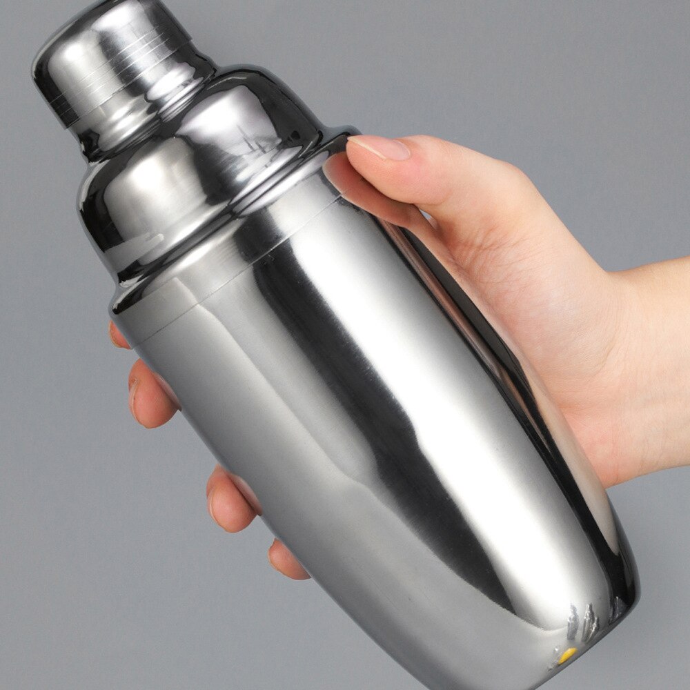 Cocktail Shaker Stainless Steel Bartender Kit 550/750ml/Boston Bar Tool Mixer Wine Martini Drinking Boston Style Shaker Bottle