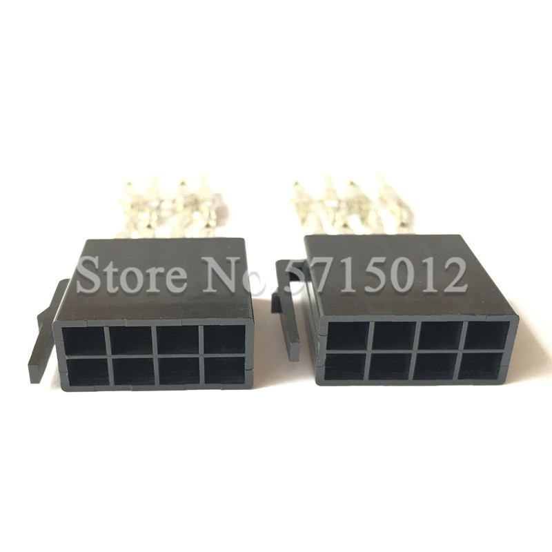 8 Hole 10487 Universal Auto Radio ISO Connector Car Radio Socket Adaptor For Wiring Harness