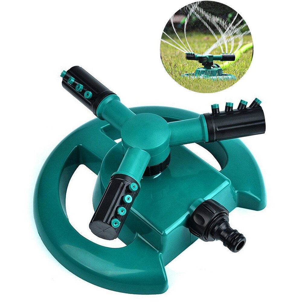 Lawn Sprinkler Garden Sprinkler Head Automatic Water Sprinklers 360°Rotation for Home #x2: Default Title