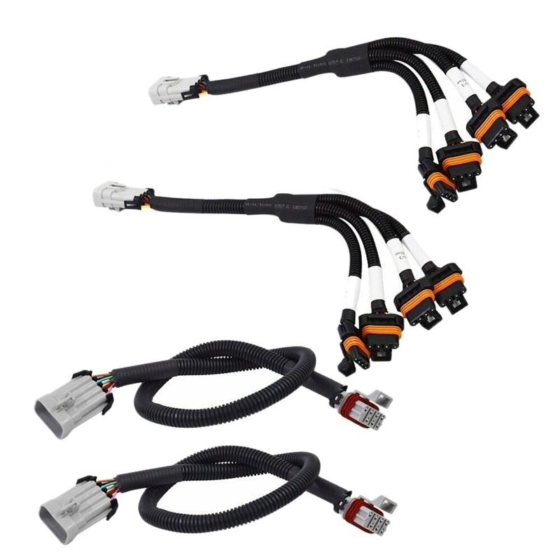 4Pcs Coil Pack Relocation Kit for LS1 LS6 LSX Included Coil Harness and 36 Inch Extension: Default Title