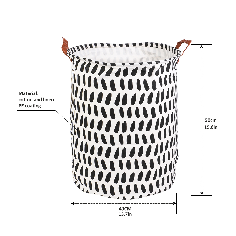 Foldable Laundry Basket Large Capacity Laundry Hamper Dirty Clothes Storage Organizer Bucket Homehold Storage Bag: light green