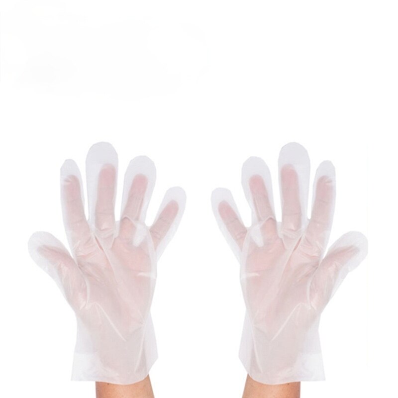 100 Stck Einweg TPE Handschuh Geschirr Küche Arbeits Allergie Kostenloser Anti-Statische Kunst Haushalt Handschuh 2 Farben zu Wählen: W / M