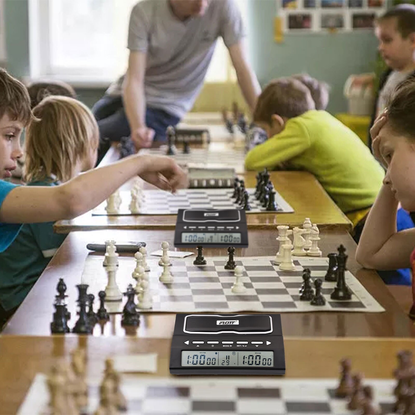 Kinderen Professionele Schaakspel Klok Party Leisure Schaken Timer Voor Bordspel Precisie Educatief Speelgoed