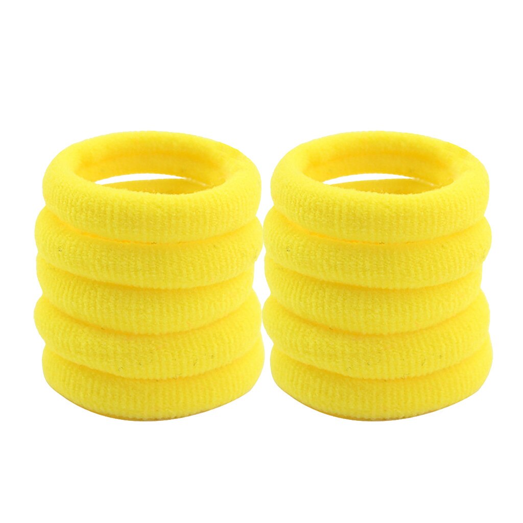 Outils de coiffure professionnels femmes filles bandeau de cheveux cravates corde anneau élastique bandeau élastique pour queue de cheval 10 pièces D301108: D