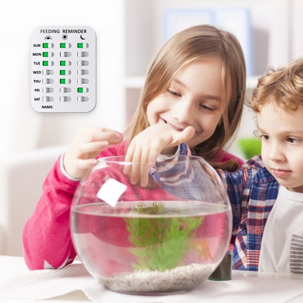 Dog Feeding Reminder Pet Feeding Chart Elderly Sticker Daily Indication Chart 3 Times A Day Reminder For Puppy/Kids/Old People