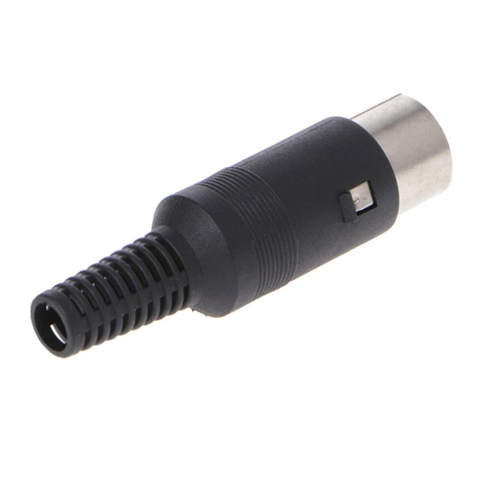 10PCS 5 Pin DIN Plug Male Connector Jack with Plastic Handle Keyboard Cable Adapter Connector