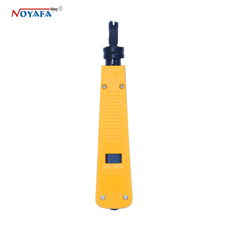 100% original noyafa NF-110 Yellow Krone Lsa-plus Telecom Phone Wire Cable RJ11 RJ45 Punch Down Network Tool Kit