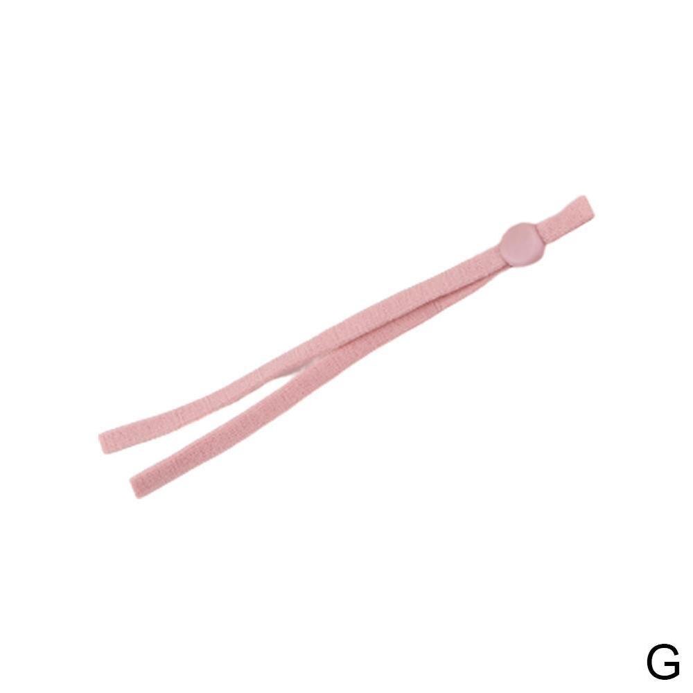 10/30/50 Pcs réglable masque couture élastique bande cordon lanière boucle faisant extensible casque antibruit fournitures de travaux manuels avec boucle d'oreille corde W0A3: G