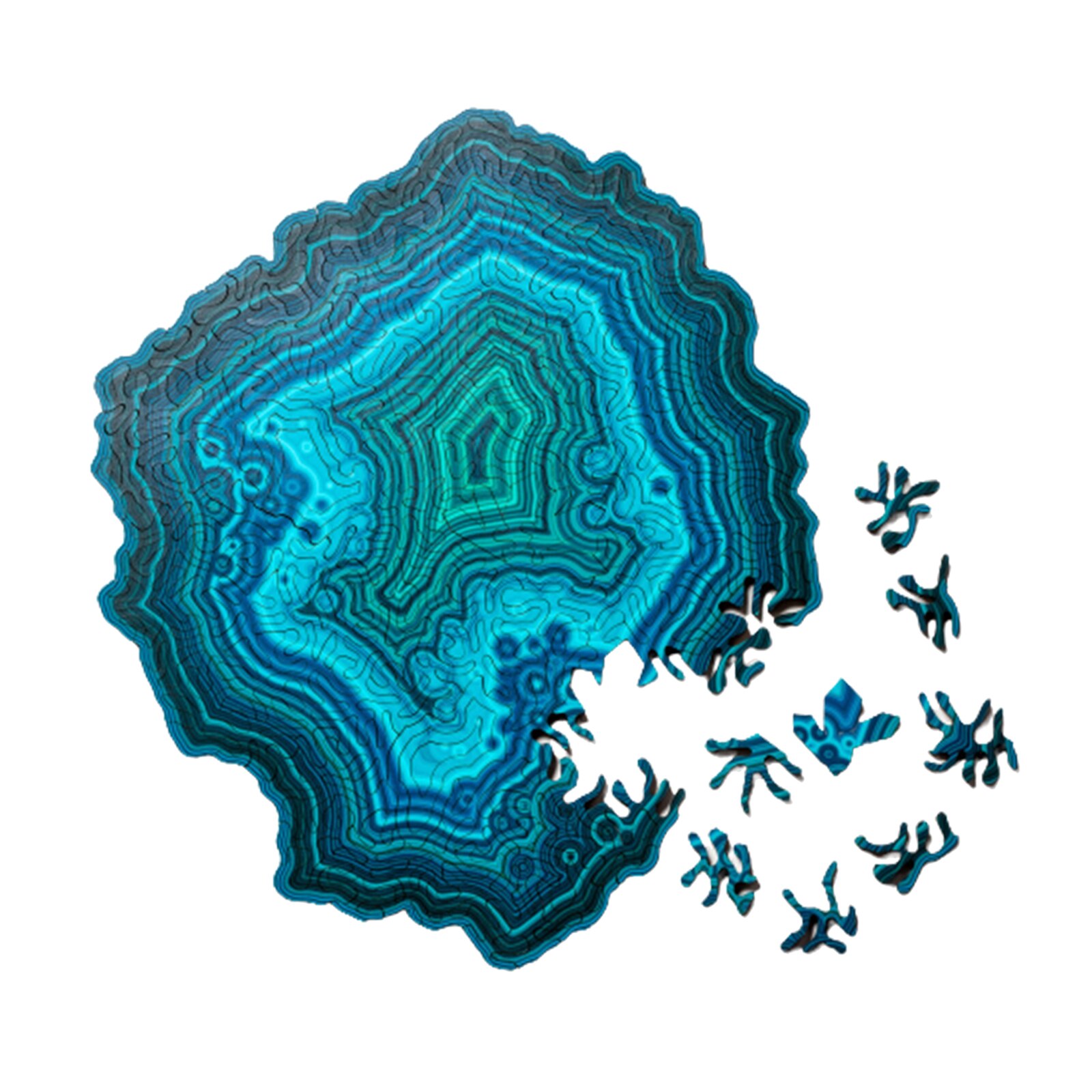 Puzzles Adults Jigsaw Puzzle Difficult Challenge Educational Toys Fun Play: Green