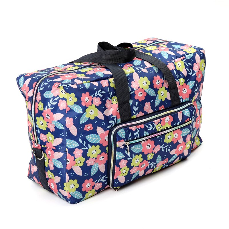 ANAWISHARE Women Travel Bags Large Capacity Folding Luggage Travel Handbags Duffle Bag Nylon Waterproof Storage Bag Travel Bag: 22