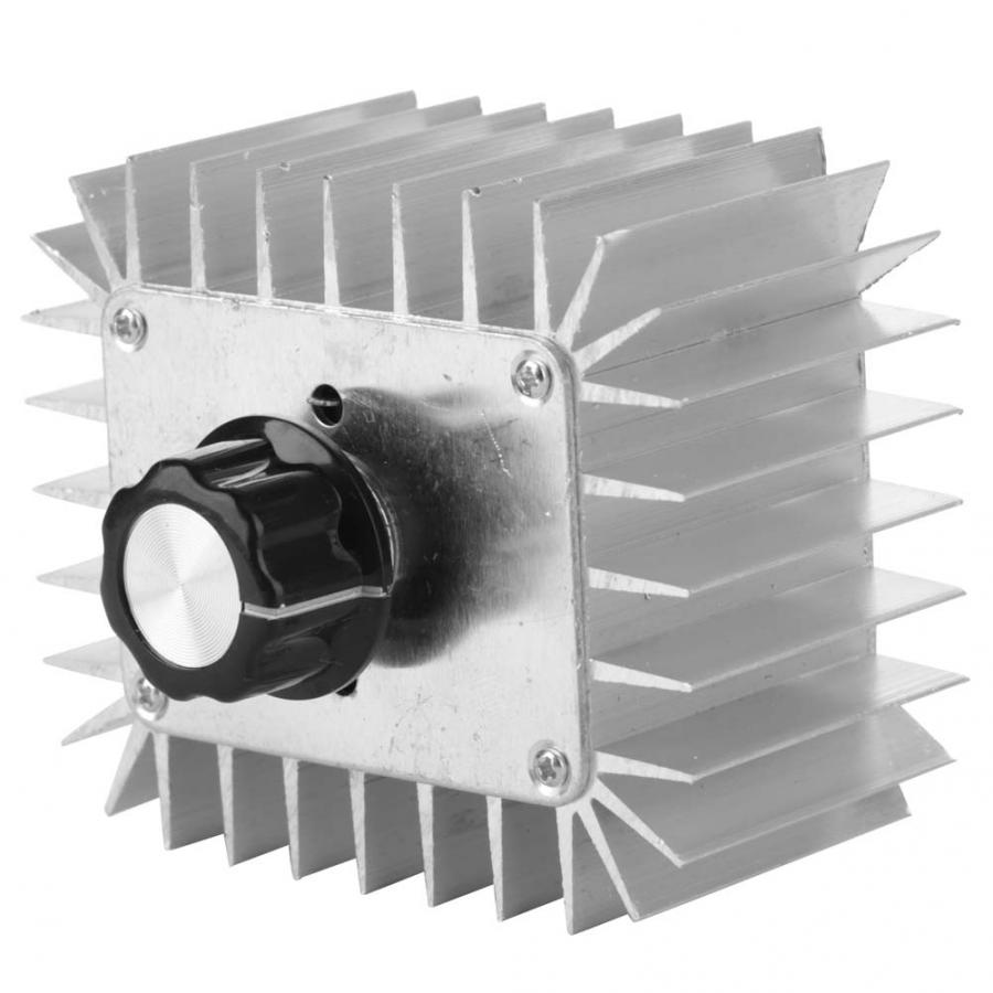 AC Motor Speed Controller AC 220V 5000W Thyristor Motor Speed Control Adjustable Power Controller for Temperature