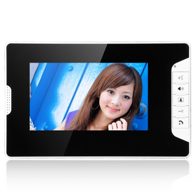 Video Deur Intercom Kit Bedraad Video Deurbel Telefoon Regendicht Call Panel Ir Camera Voor Huis Villa Building Appartement: 813 monitor