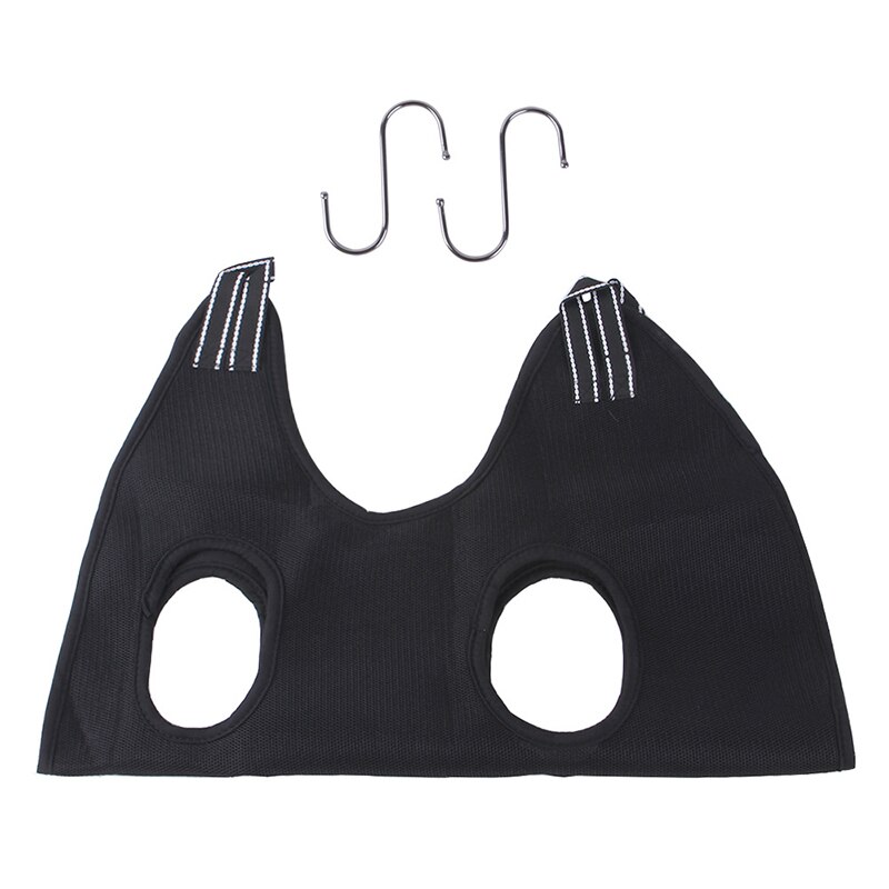 Pet Dog Grooming Hammocks Helper Restraint Bag Puppy Dog Cat Nail Clip Trimming Bathing Bag: black / L