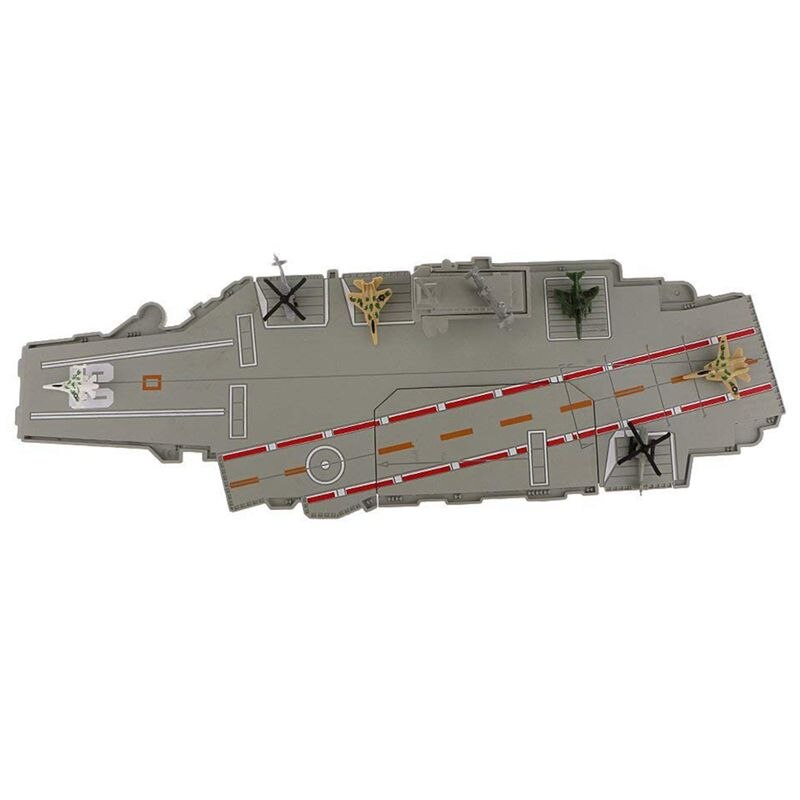 Onoverwinnelijk Vliegdekschip Speelgoed Model Uss Kitty Hawk Plastic Collection