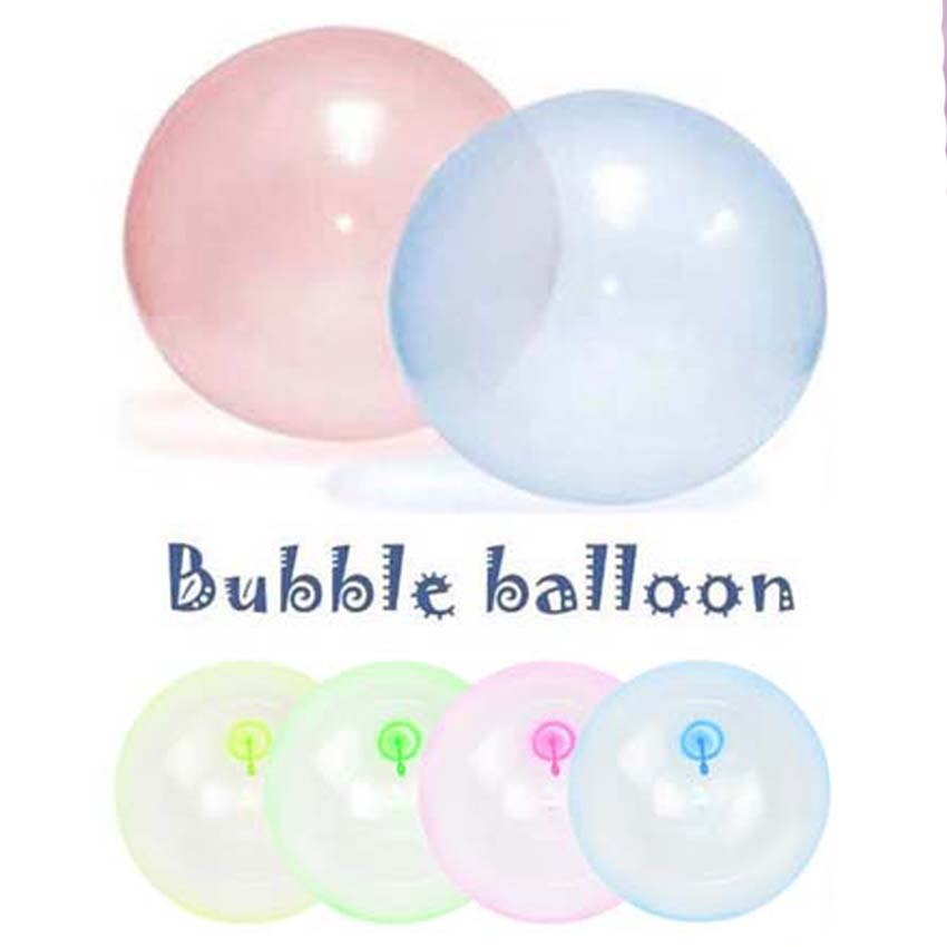 S M L taglia bambini Outdoor Soft Air riempito con acqua Bubble Ball Blow Up Balloon Toy Fun Party Game grandi regali