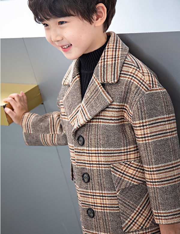Jungen Wolle mäntel freundlicher Wolle mäntel sind in: Beige / 9T
