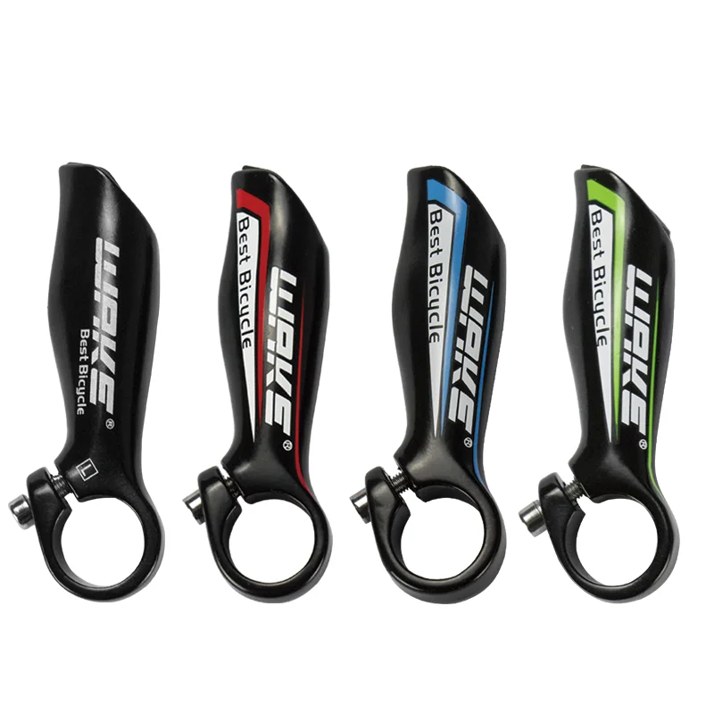 Manillar auxiliar de bicicleta, extremos de manillar de bicicleta de montaña de aleación de aluminio, barra de mango de apoyo de bocina de toro MTB, barra de mango de tornillo de banco de bicicleta