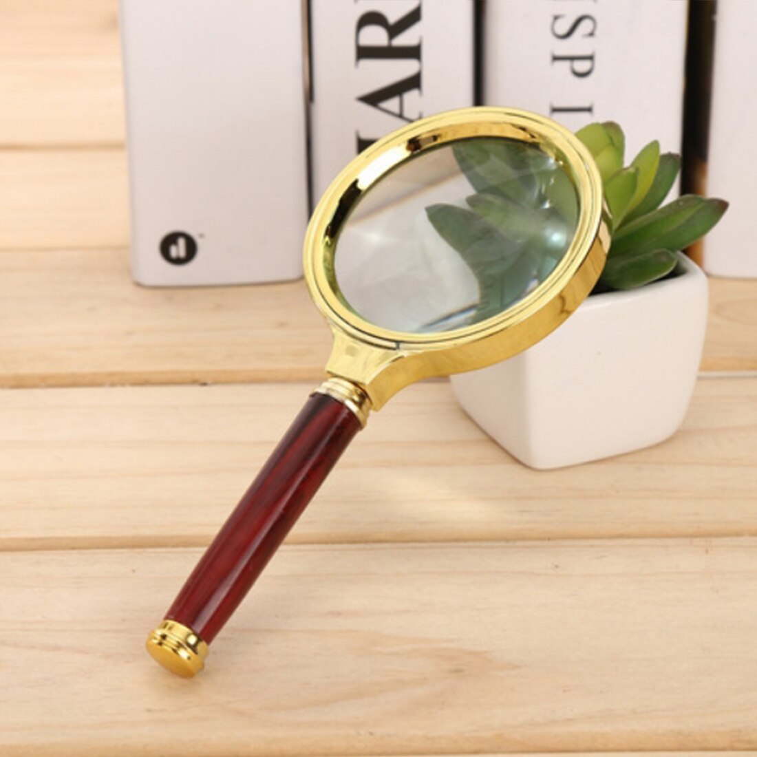 90mm/80mm/70mm/60mm Handheld 5X/10X Magnifier Magnifying Glass Loupe Reading Jewelry Eye Loupe Magnifier Repair Tool: 10X 70mm