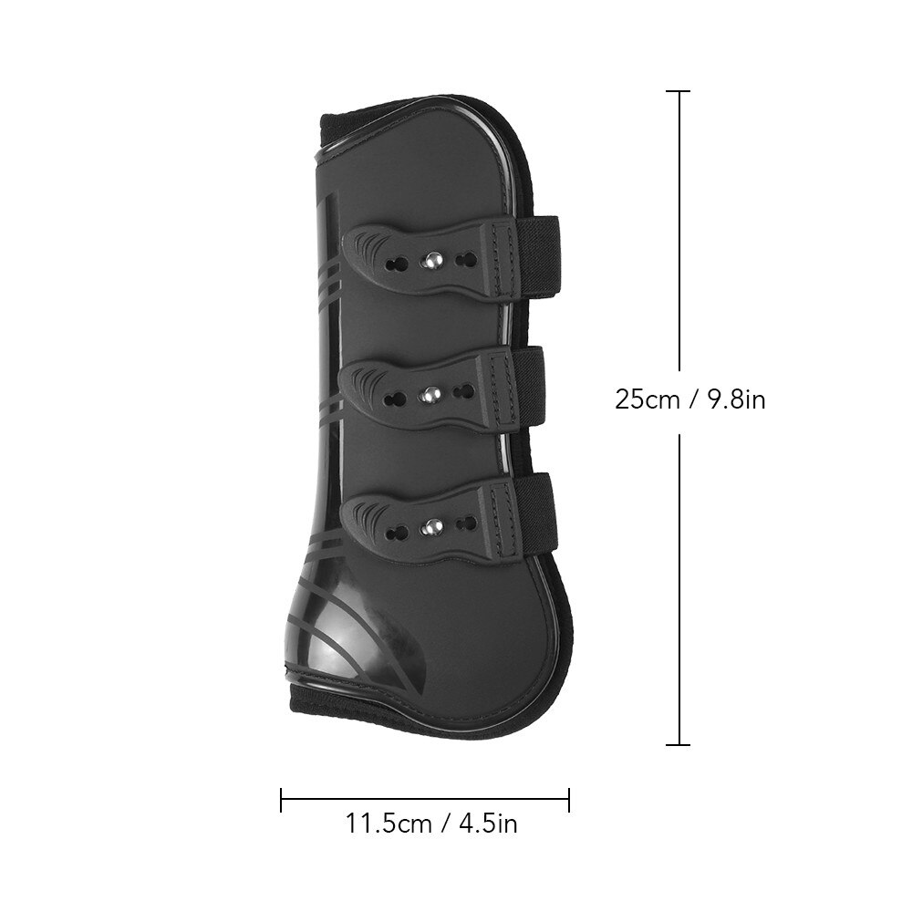 2 PCS Adjustable Horse Leg Boots Equine Front Leg Guard Equestrian Tendon Protection Neoprene Horse Hock Brace