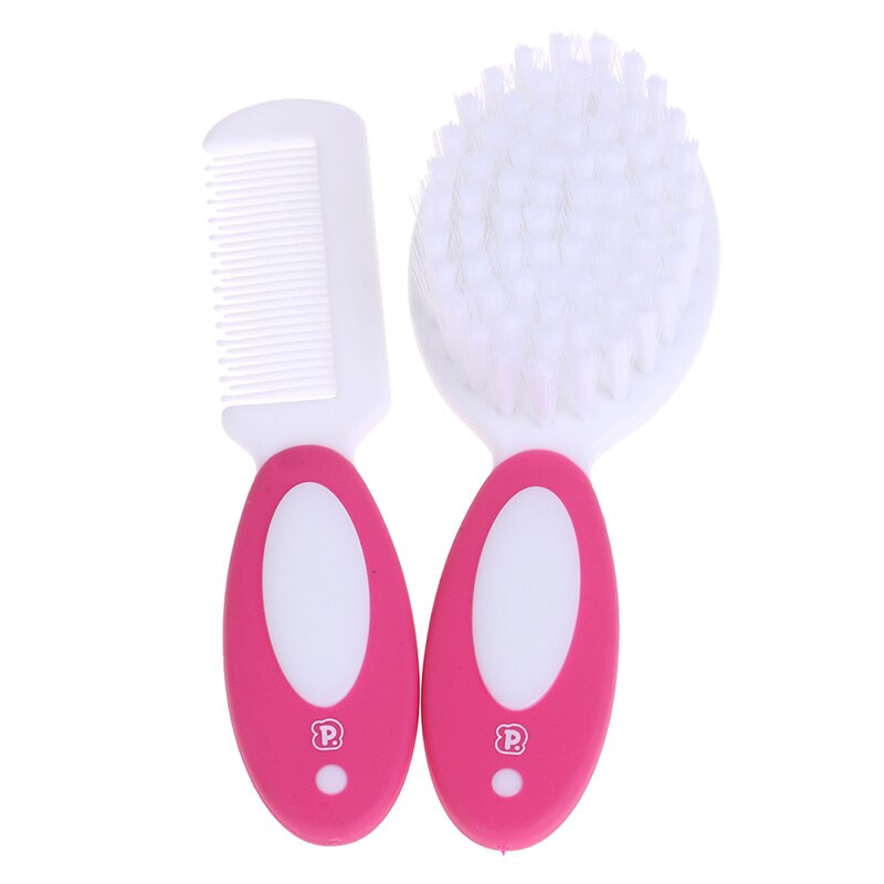 2 pièces/lot bébé garçon fille brosse peigne ensemble Portable bain lavage brosse -né bébé soin accessoire bébé cheveux brosse tête masseur