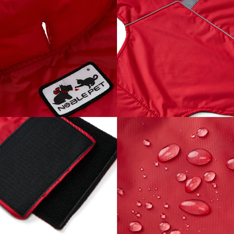 Reflective Pets Clothing Safe Waterproof Dog Jacket Coat Dog Pet Clothes Solid Keep Warm Dogs Winter Outdoor Coats