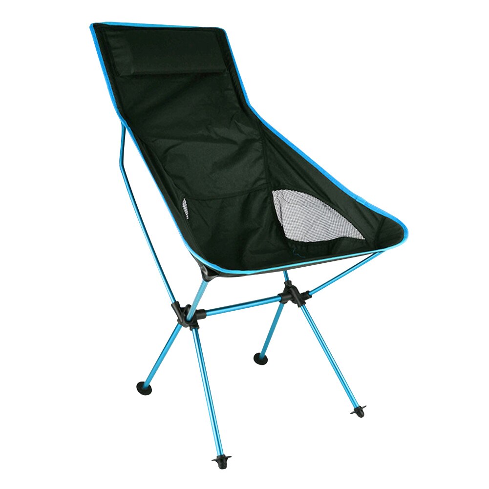 Ultralight Chair Portable 7075 Aluminum Alloy Portable Folding Chair Outdoor Travel Beach Hiking Picnic Seat Fishing Chair: Light Blue