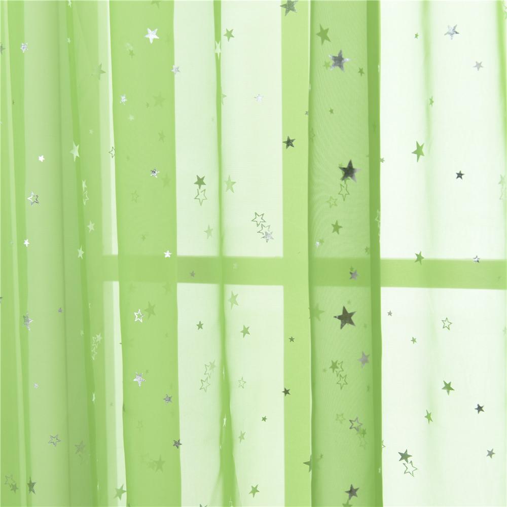 tulle curtains Modern star Curtains para Living Ro... – Grandado - Star Pattern Curtains Apartment Renovation Ideas