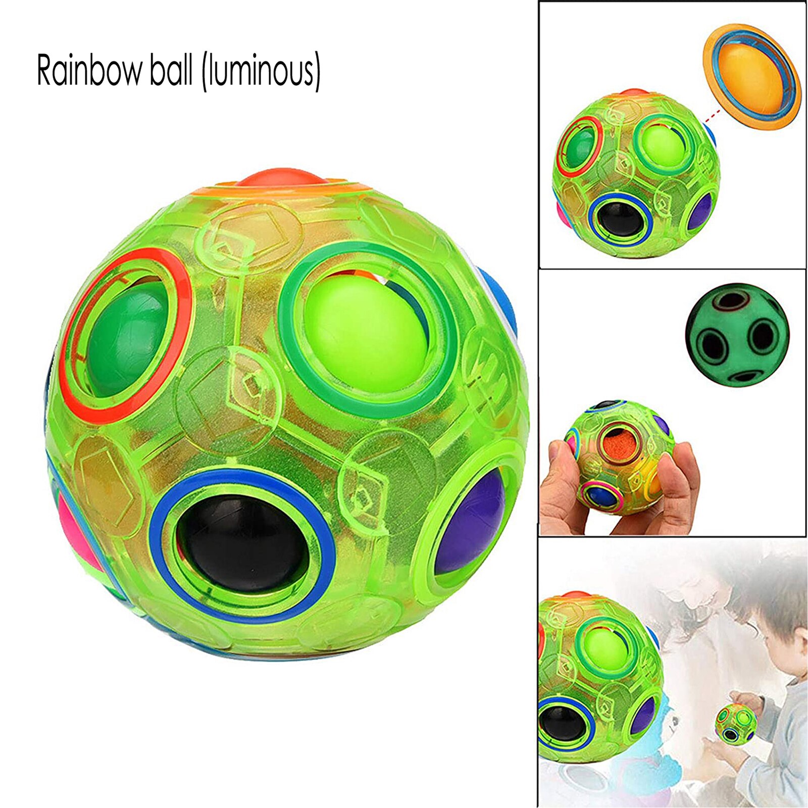 dekompression Ball, Leucht betonen Linderung Magie Würfel Finger Praxis Spielzeug für freundlicher