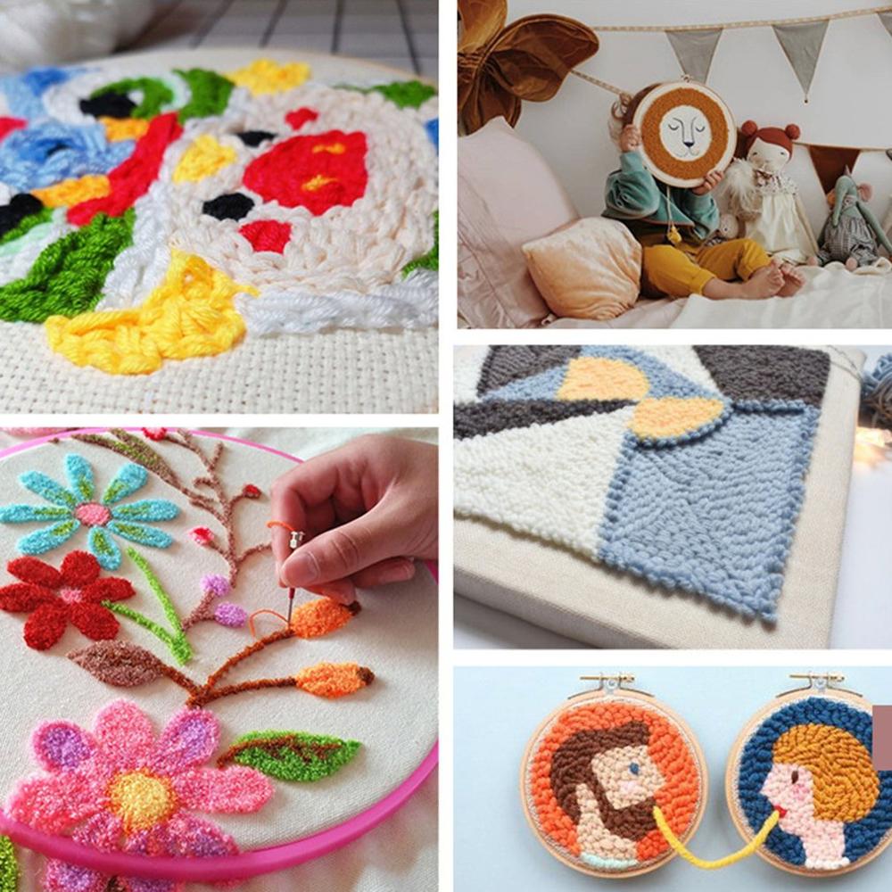 Magisk broderi pen gør det selv håndværk magisk broderi pen sæt gør det selv 3 udskiftelige punch nåle sytilbehør