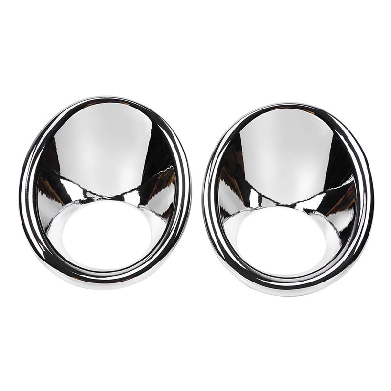 For suzuki vitara 2 stk sølv krom bil frontlykt tåkelykt deksel trim ramme støping bil styling