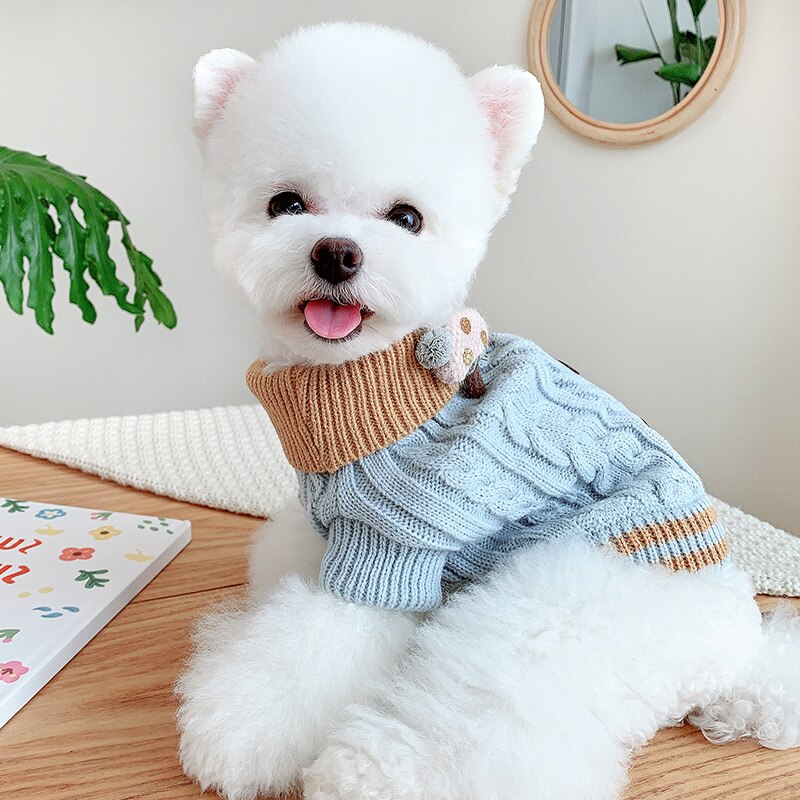 Winter Hund Pullover Hund Kleidung für Kleine Hunde Katze Welpen Kleidung Stricken Bekleidung Yorkshire Bichon Schnauzer Pet Kostüme Outfit