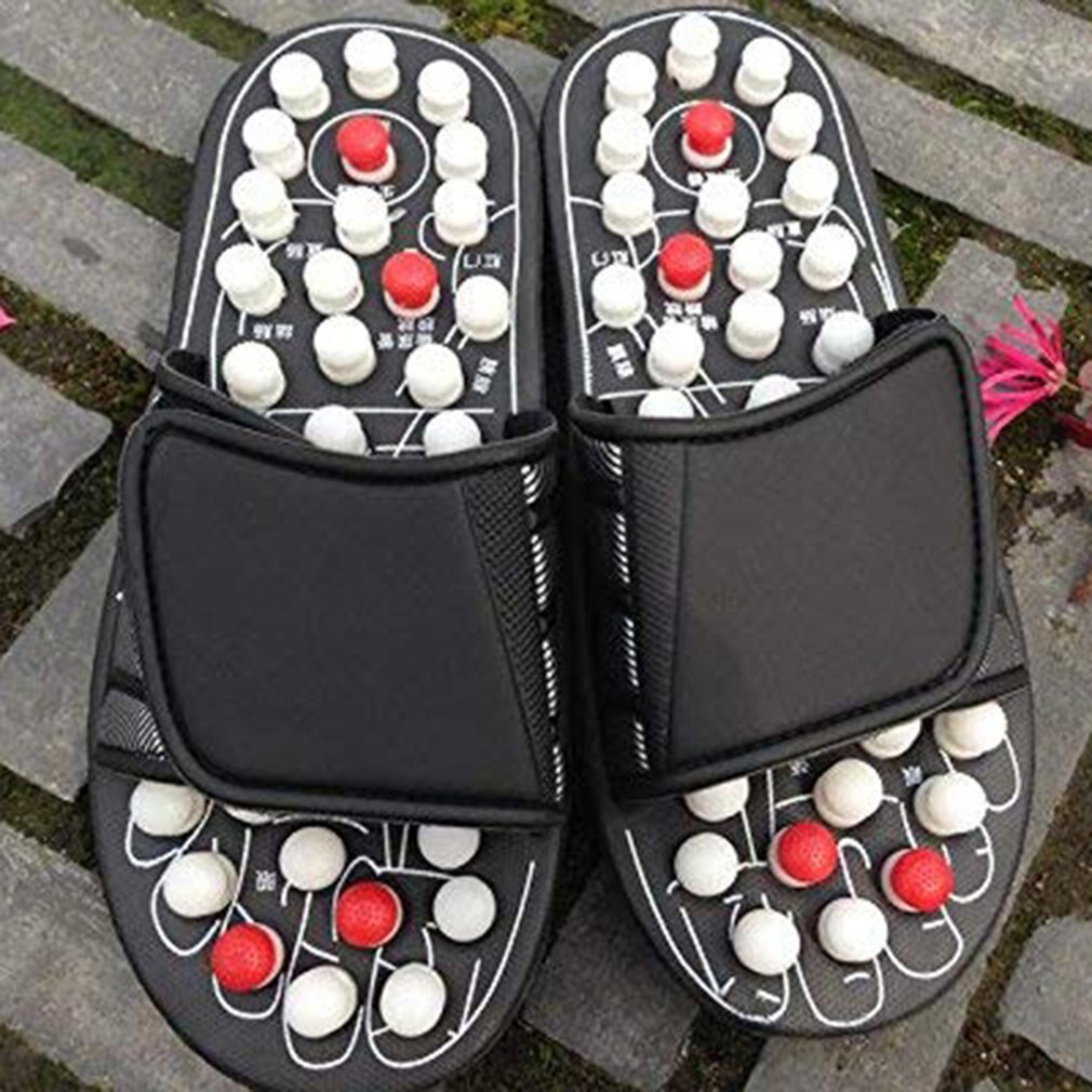 Männer Und Frauen Klatsch Fuß Gesundheit Massage Schuhe Magnetische Massage Hausschuhe Polka Punkt Massage Hausschuhe 42-43