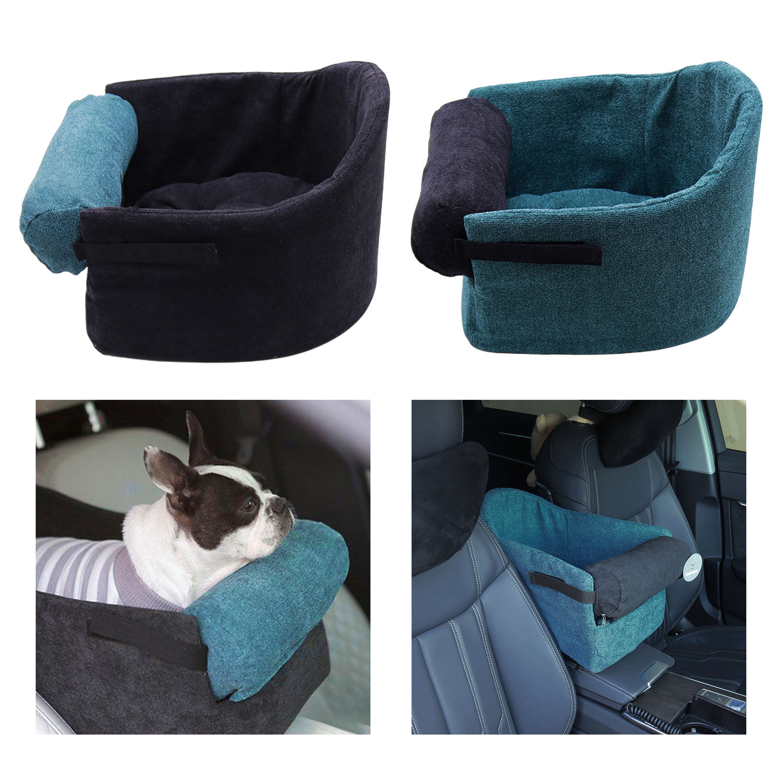 Huisdier Auto Booster Seat Op Auto Armsteun Ademend Reizen Vervoerder Kooi Hond Autostoel Accessoires Veiligheid Stoel Mand