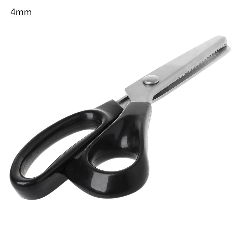 23,5 cm Zick zack NäHenne Geschnitten Schneiderei Schneider Scher Pinkeln Schere Leder Handwerk: 4mm