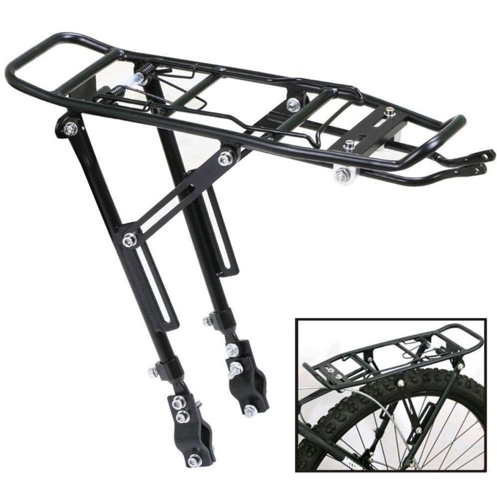 Rear Rack Almost Universal Adjustable Bike Cycling Cargo Luggage Carrier Rack Heavy Duty
