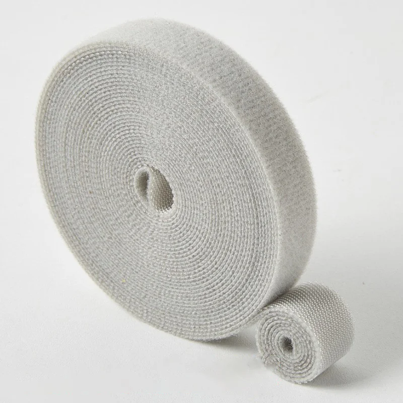 5M/Roll Reusable Fastening Tape Cable Ties Double Side Adhesive Hook and loop Strips Cable Management Tape 10/15/20/30/38/50mm: 15mm / Gold