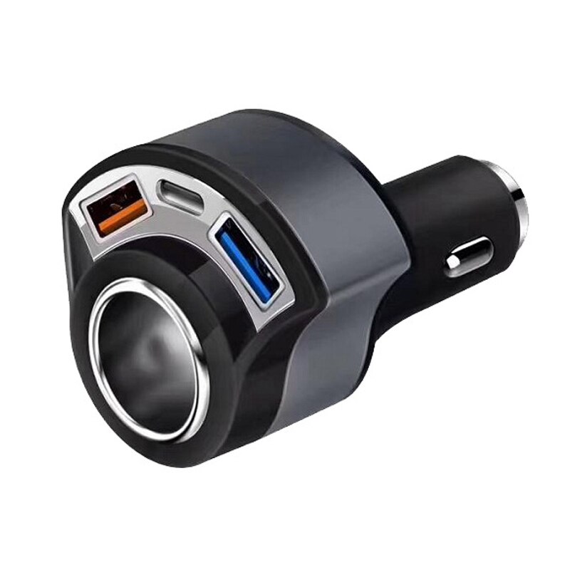 Quick Car Charger Usb Type C Lader Mini Qc 3.0 Usb Adapter Plug Fast Charger Voor Iphone Samsung Xiaomi Mobiele auto Usb Lader: Car Charger Black