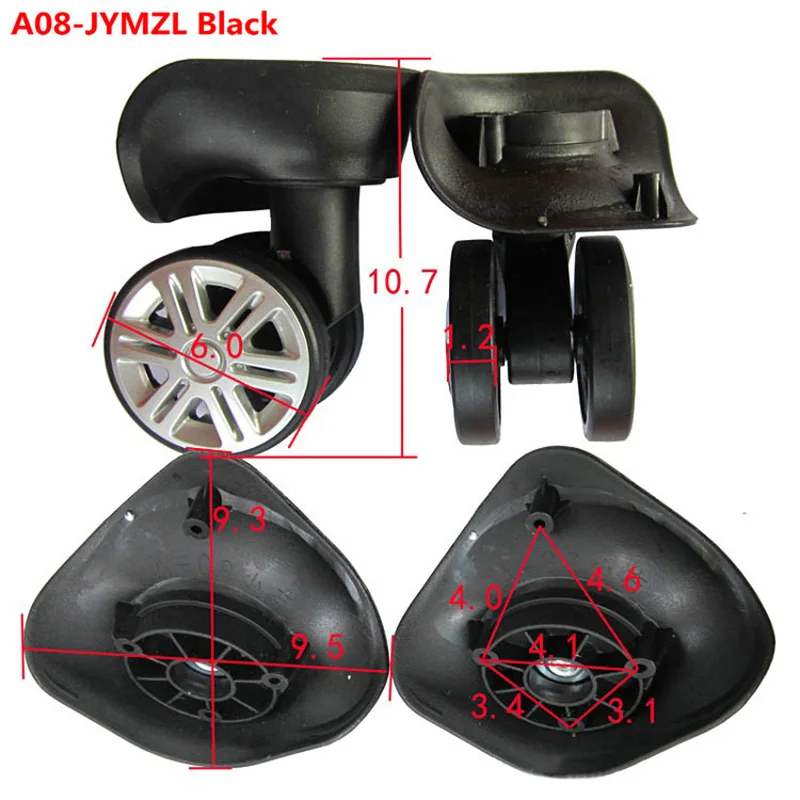 Luggage Wheels Replacement for Suitcases Repair Hand Spinner Caster Parts Trolley Rubber A08-WXS