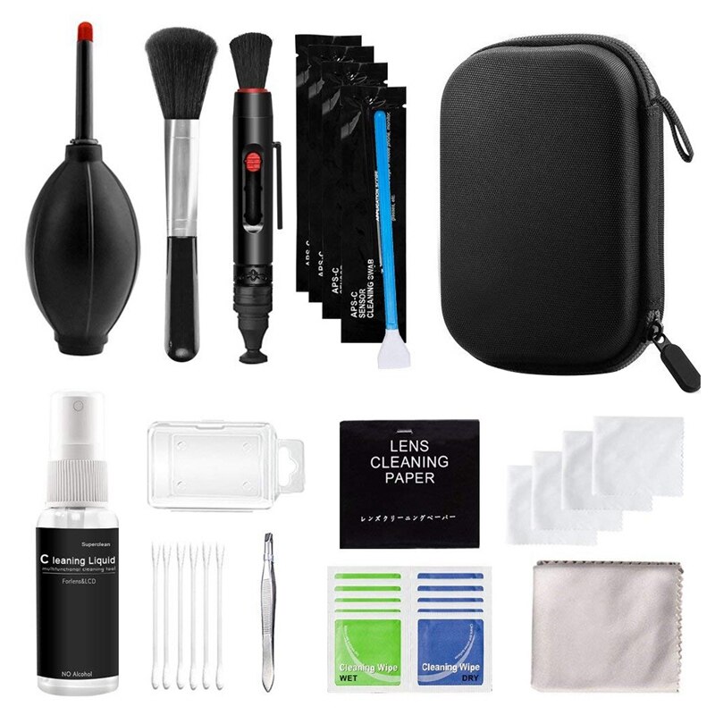 Professionele Dslr Lens Camera Cleaning Kit Apparatuur Spuitfles Lens Pen Borstel Blower Praktische Digitale Camera Schoon Gereedschap: Default Title